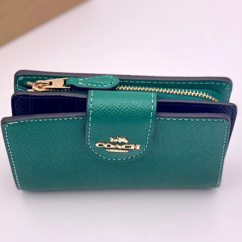 Coach Medium Corner Zip Wallet - Picture 7 of 11